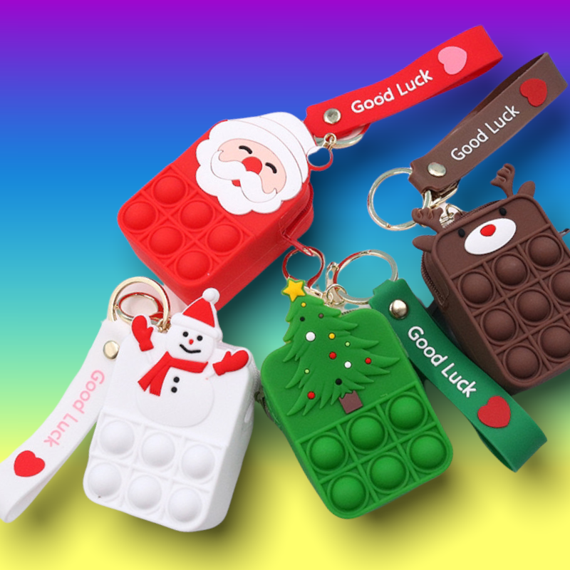 CHRISTMAS THEME COIN PURSES