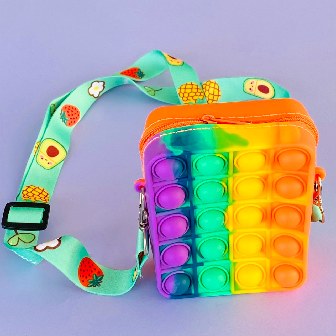 NEW CROSS-BODY RAINBOW BUBBLE POP IT BAG